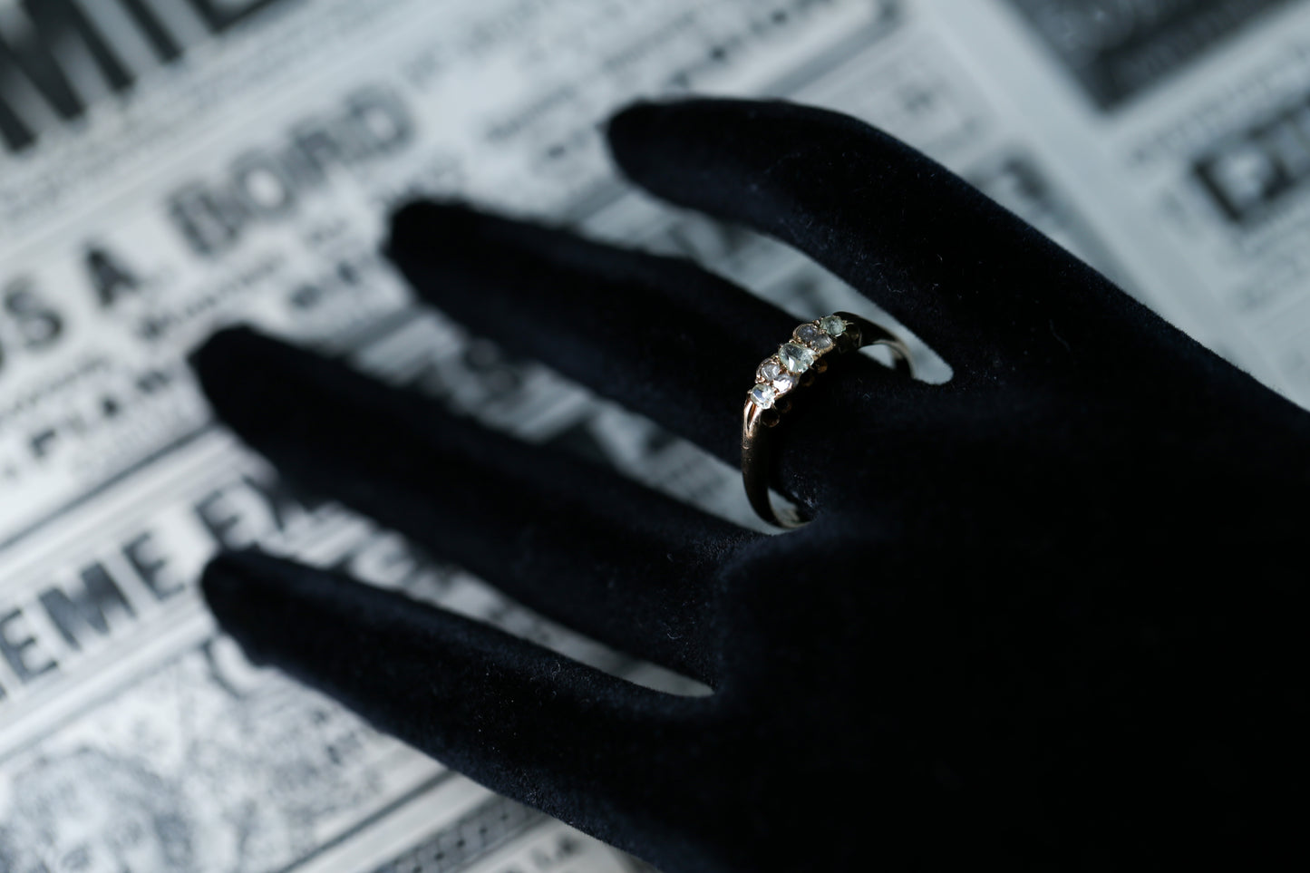 0065_アンティーク クリソベリルとダイヤモンドのリング