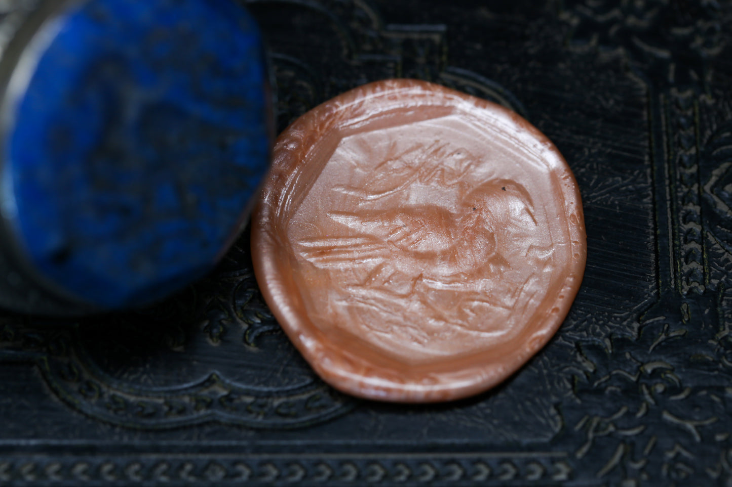 0052_アンティーク ラピスラズリの蝋印