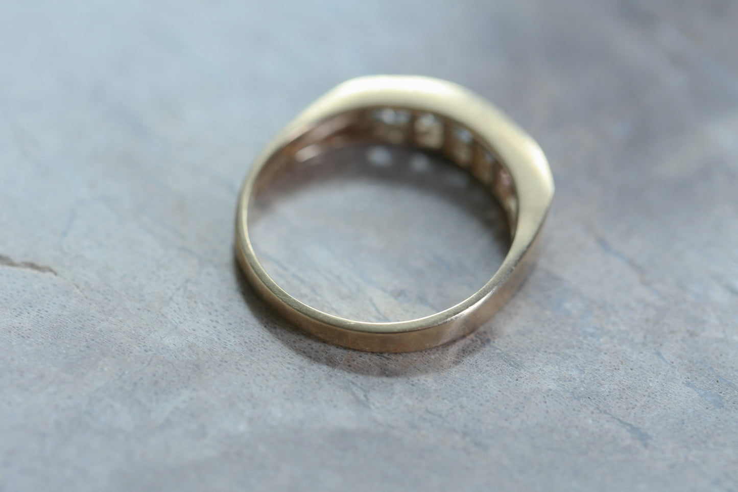 0168_ヴィンテージ カリブレカットアクアマリンのリング