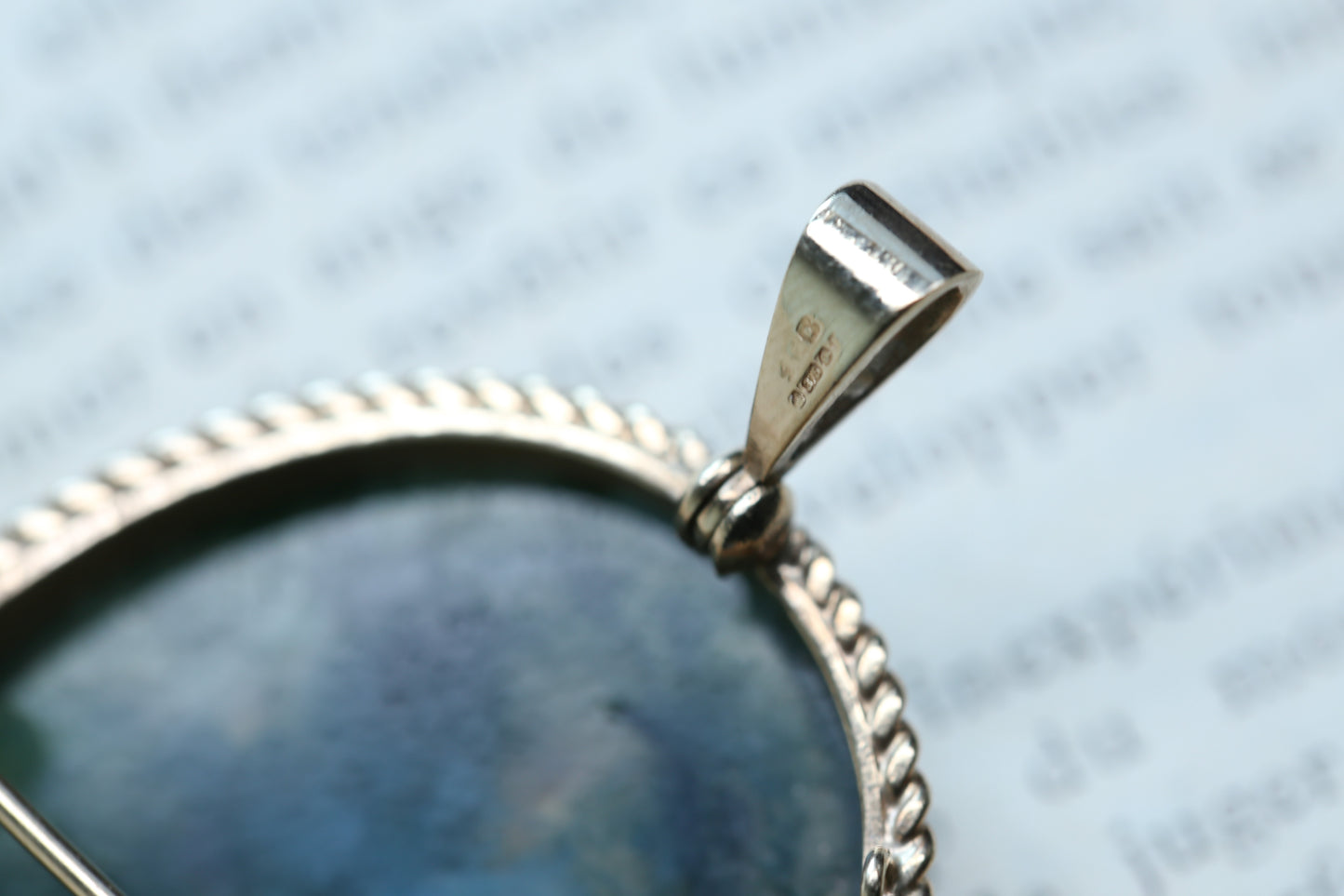 0176_ヴィンテージ モスアゲートのブローチ＆ペンダント